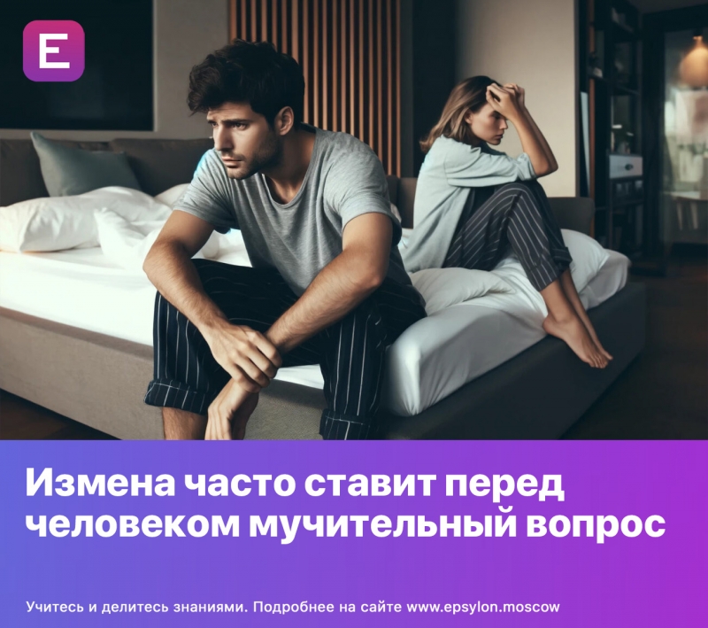 Измена часто ставит перед человеком мучительный вопрос Измена часто ставит перед человеком мучительный вопрос