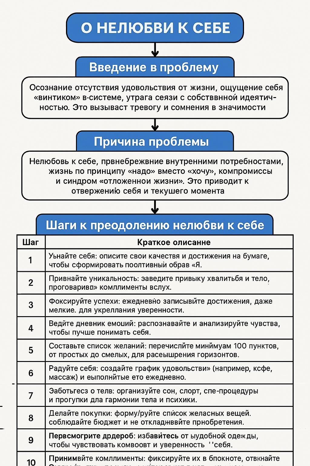 Так как полюбить себя?