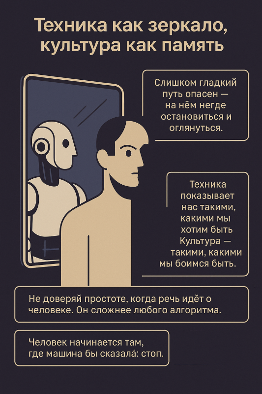 Техника как зеркало, культура как память